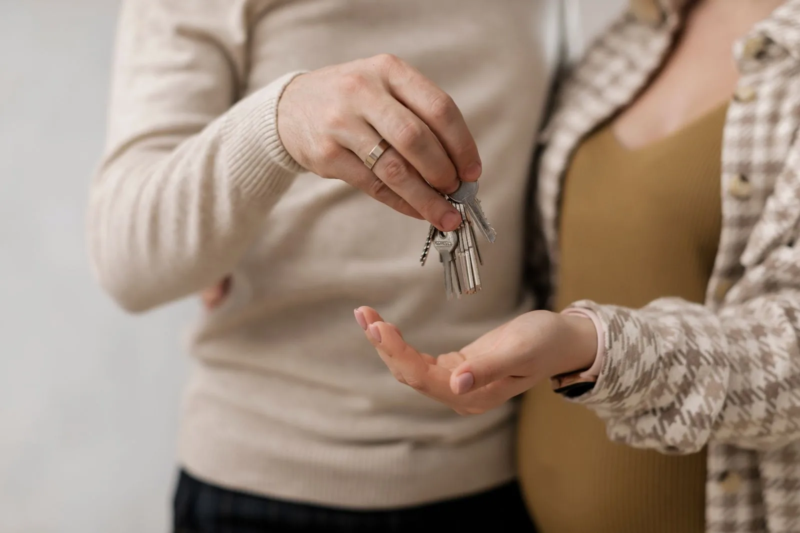 Remise des clés lors d’une acquisition immobilière